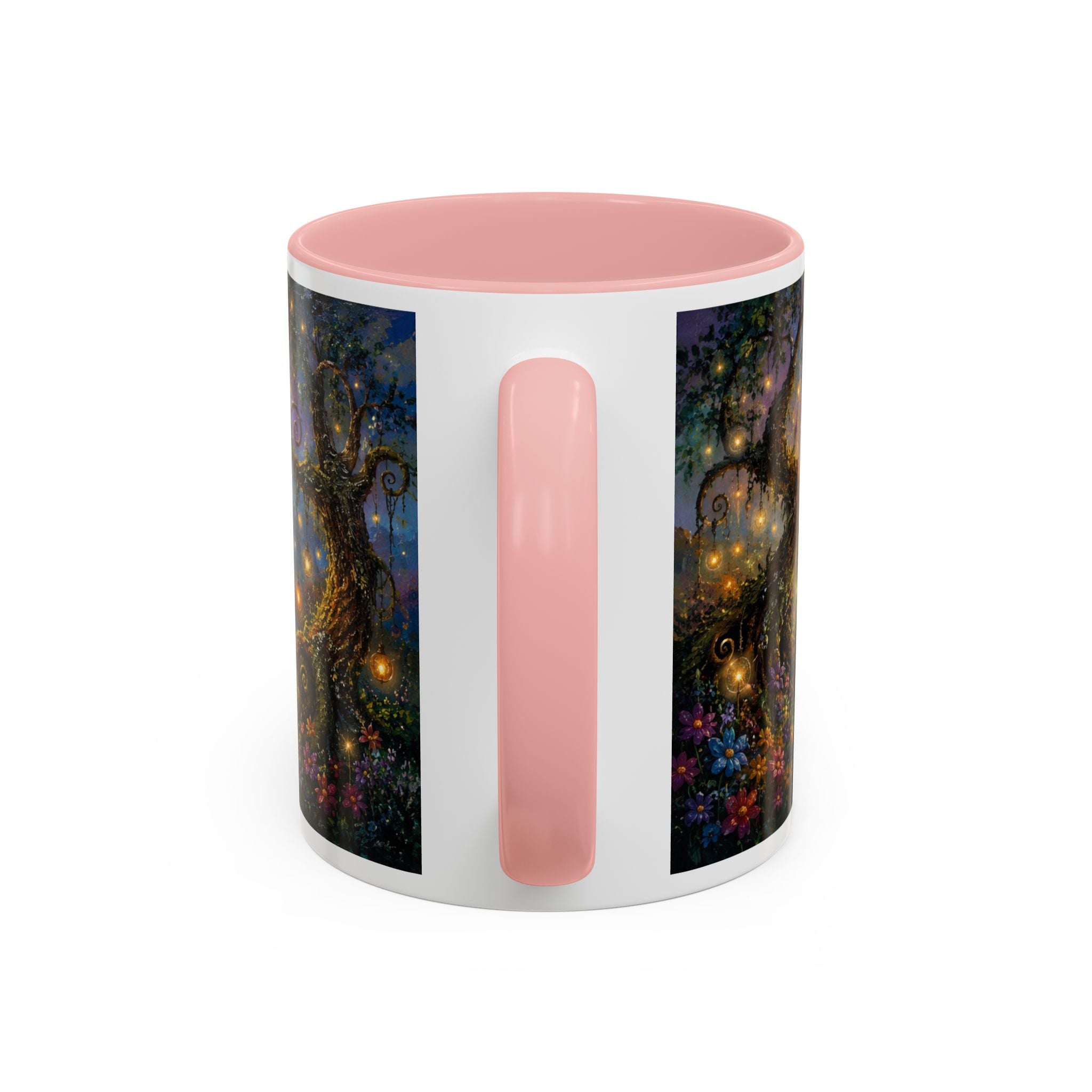 Fantasy Fairyland Coffee Mug — Rainbow Castle Magical Woodland Tea Cup