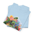T-Shirt — "Don't Worry Be Hoppy" Tropical Frog Graphic Tee