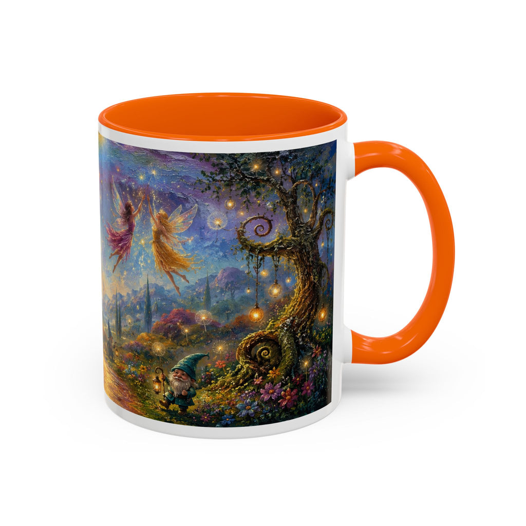 Fantasy Fairyland Coffee Mug — Rainbow Castle Magical Woodland Tea Cup