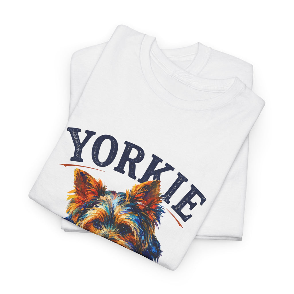 Yorkie Grandpa T-Shirt — Vintage Style Dog Lover Tee for Grandfathers