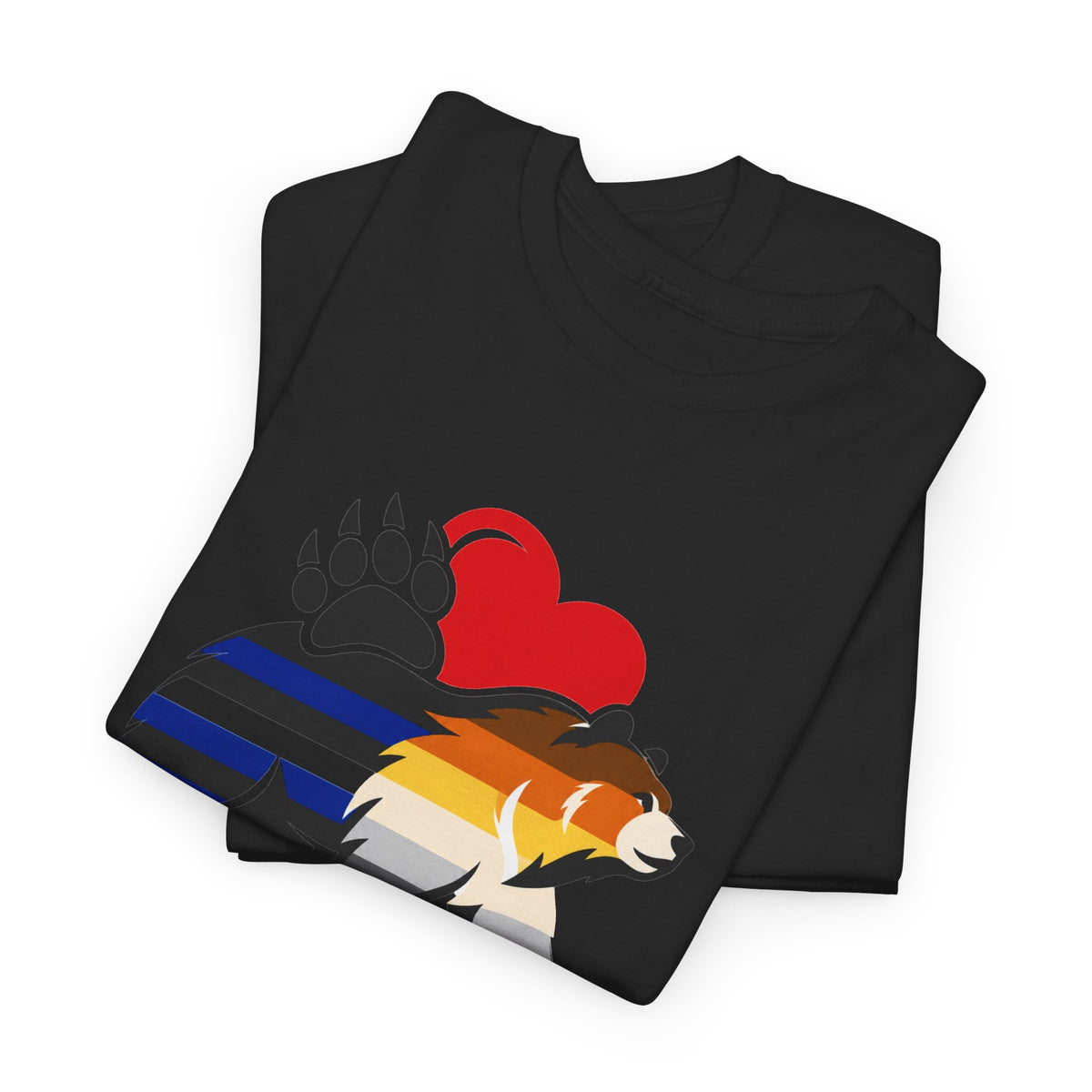 Proud & Bearly Tamed Bear T-Shirt. Men's Leather and bear pride shirt.
