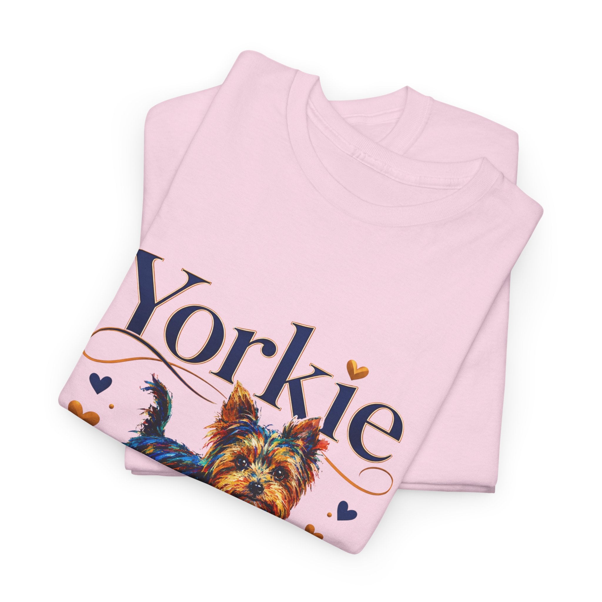 Yorkie Grandma T-Shirt – Cute Yorkshire Terrier Mom Graphic Tee