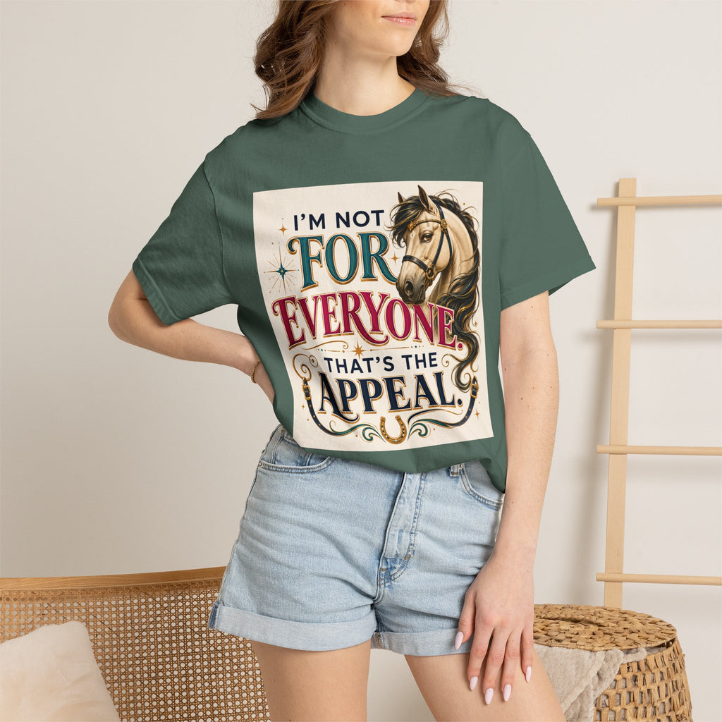 Horse Lover T-Shirt — "I'm Not For Everyone, That's The Appeal" Vintage Graphic Tee