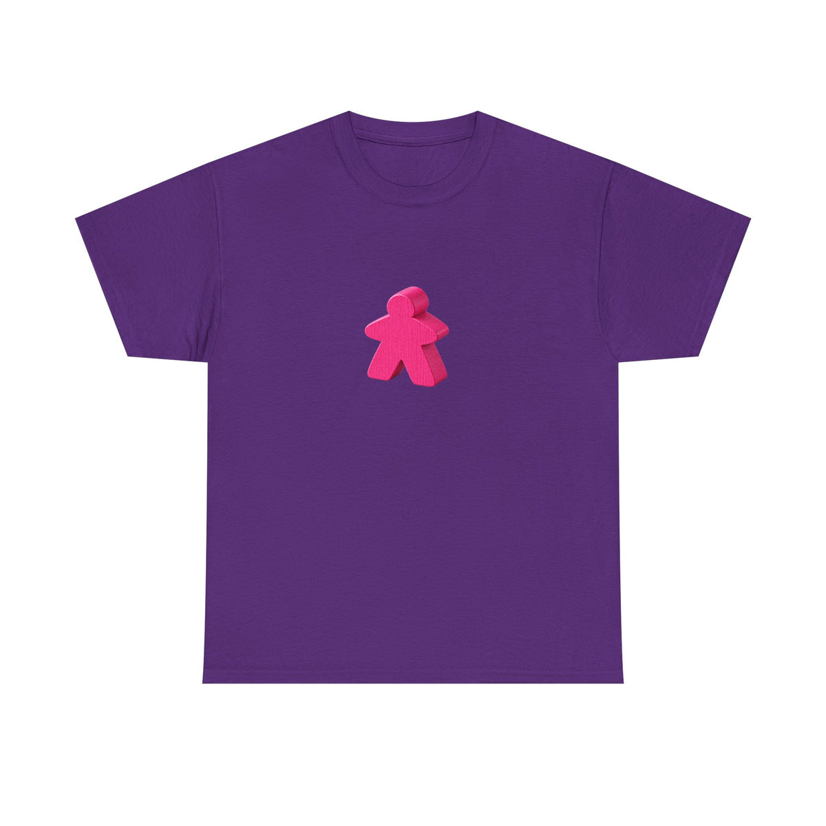 Pink Meeple Minimalist T‑Shirt
