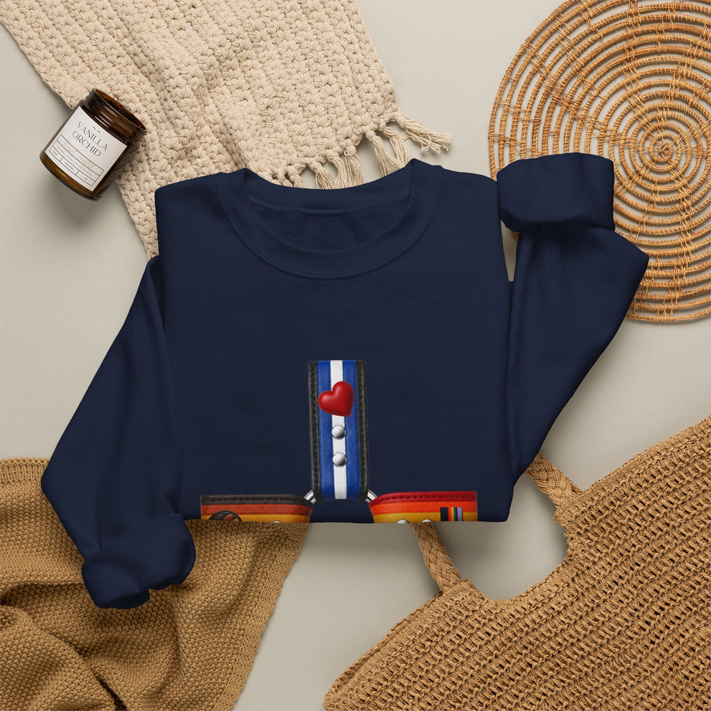 Plus Sign Pride Sweatshirt — LGBTQ+ Flags Graphic Crewneck