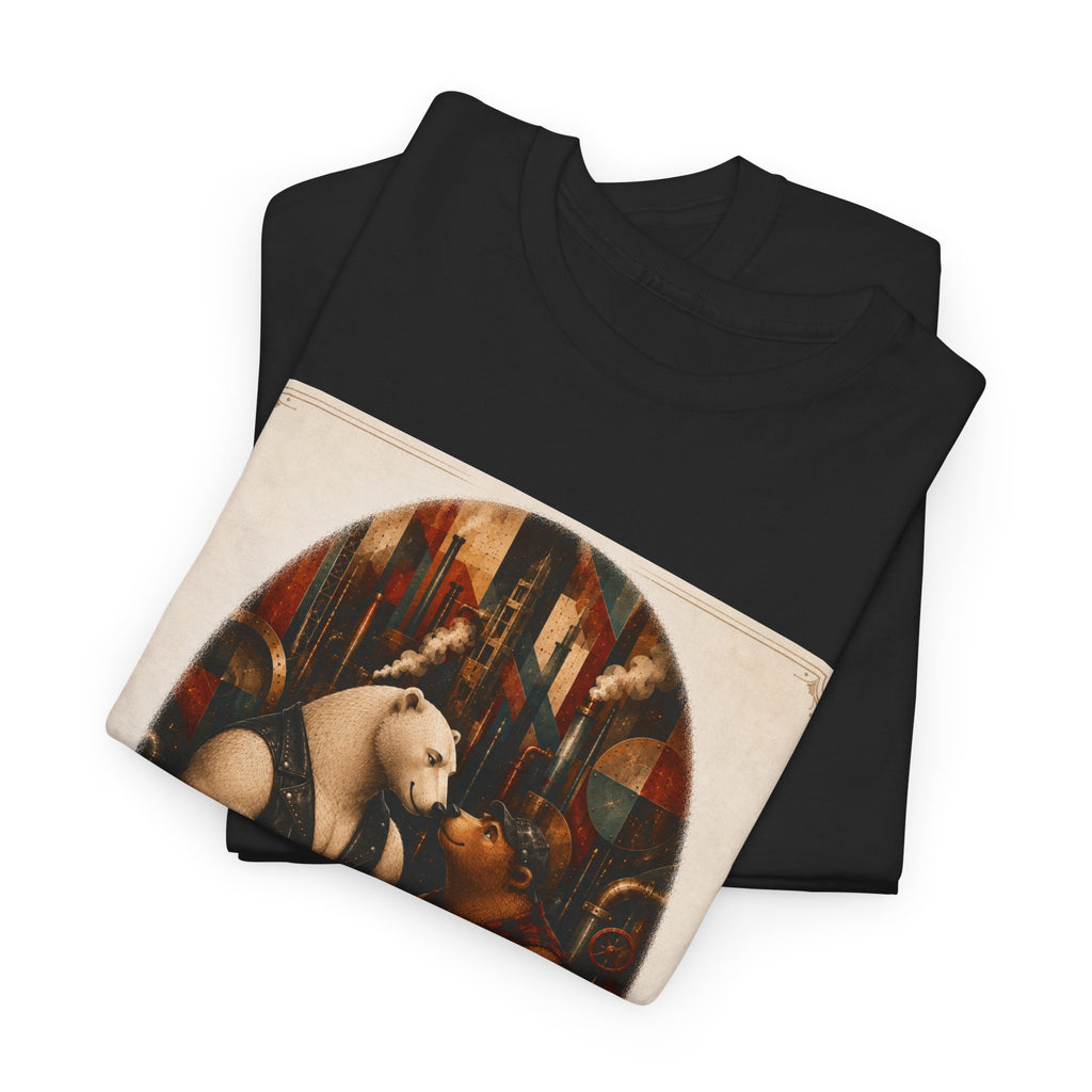 Bear Couple Graphic Tee — "You Had Me, Hey Bear" Vintage Woodland Love T-Shirt