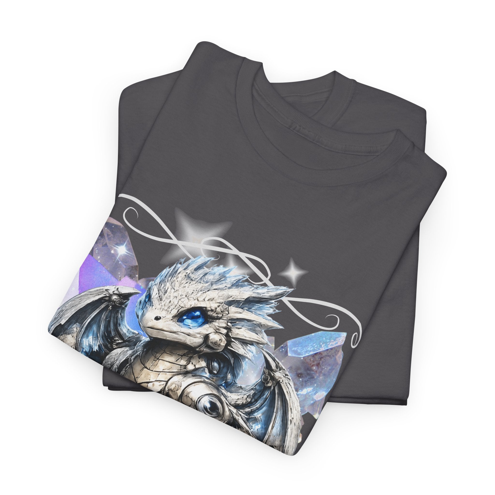 Ice Dragon Tee — Cute Baby Dragon Illustration T‑Shirt