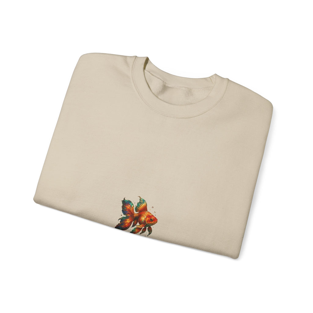 Autumn Fox Crewneck Sweatshirt — Watercolor Fox Graphic