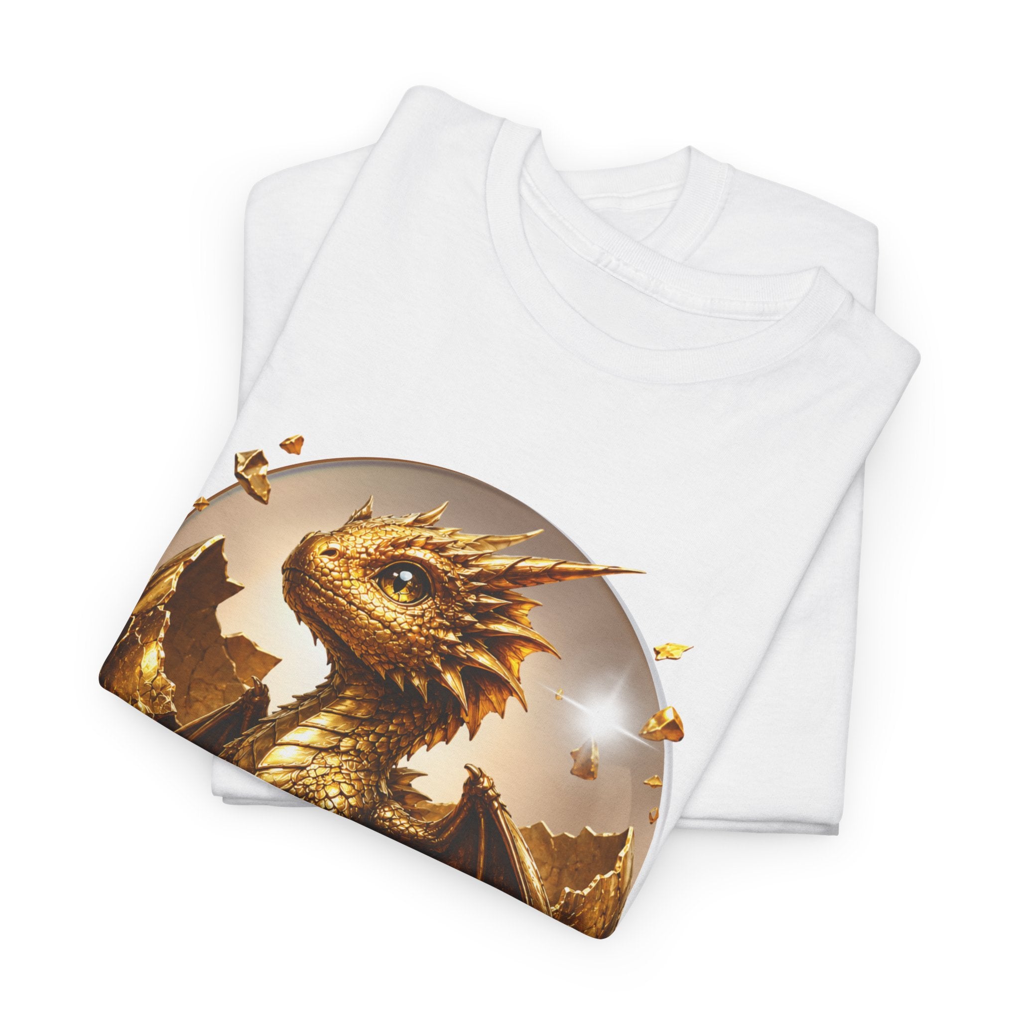 T-Shirt — "Lawful Rich" Gold Dragon Graphic Tee