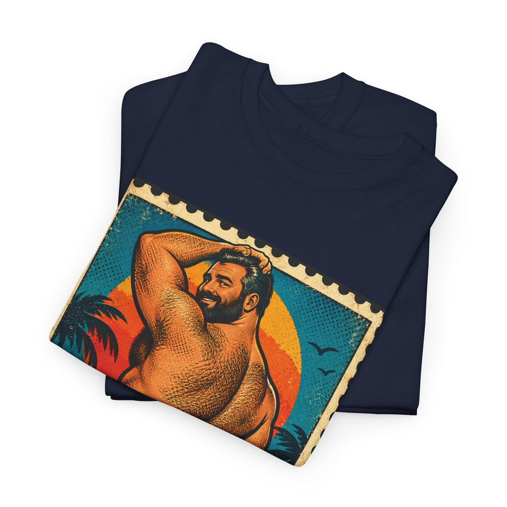 Bear Pride. Bear in speedo in Vintage Pin up style design.
