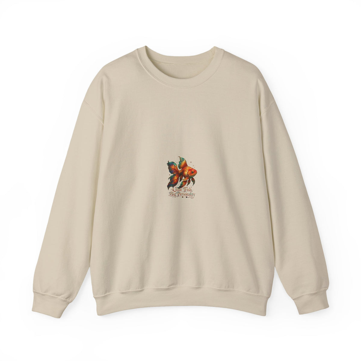 Autumn Fox Crewneck Sweatshirt — Watercolor Fox Graphic