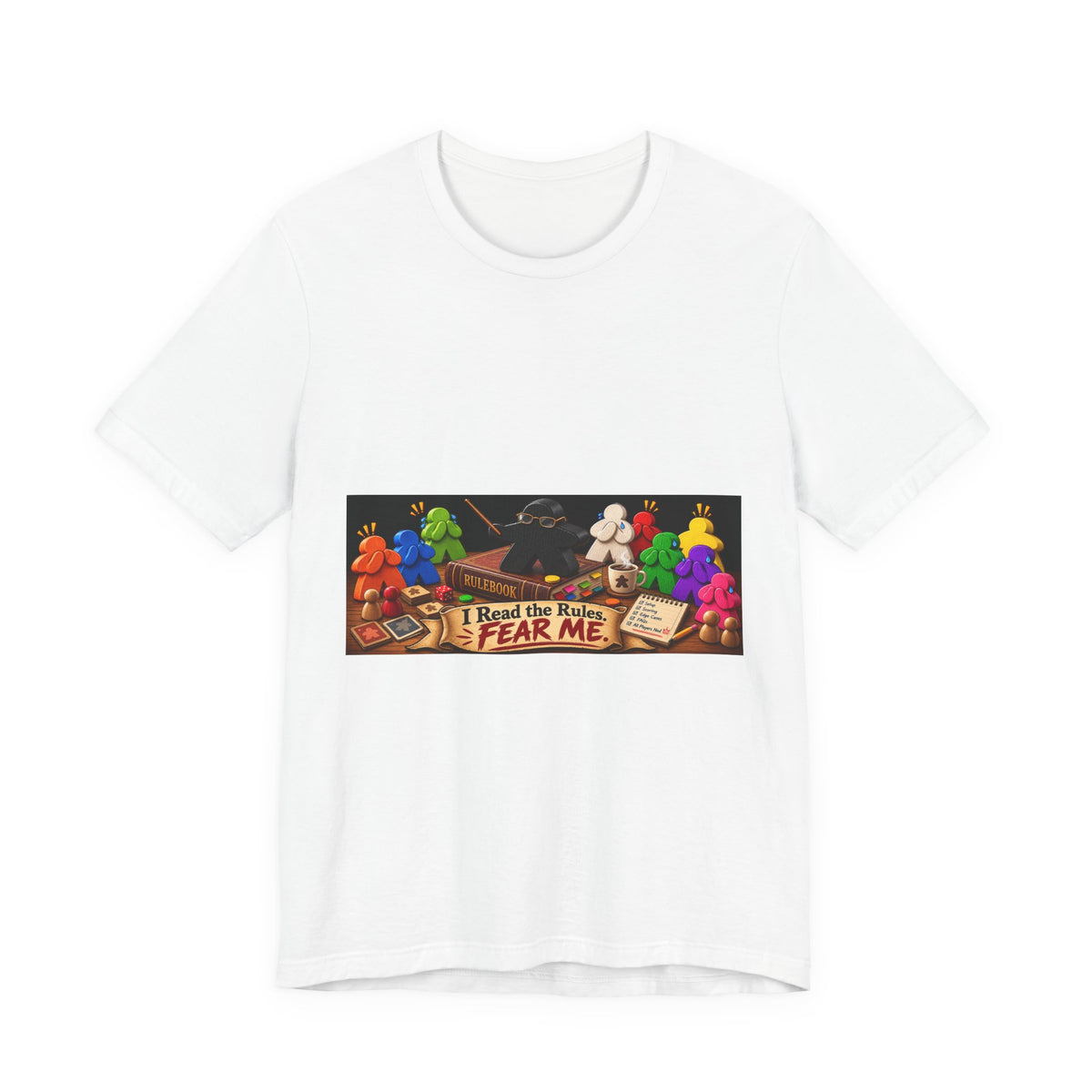 Board Game Meeples Graphic Tee — "I Used to Be Fun, Now I Fear Me"