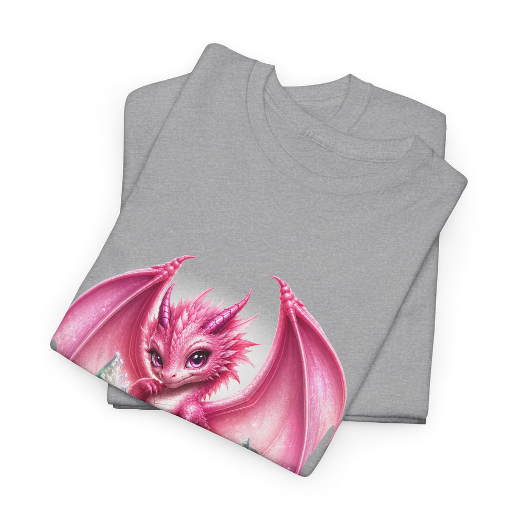 Pink Baby Dragon T-Shirt — Cute Fantasy Dragon Graphic Tee