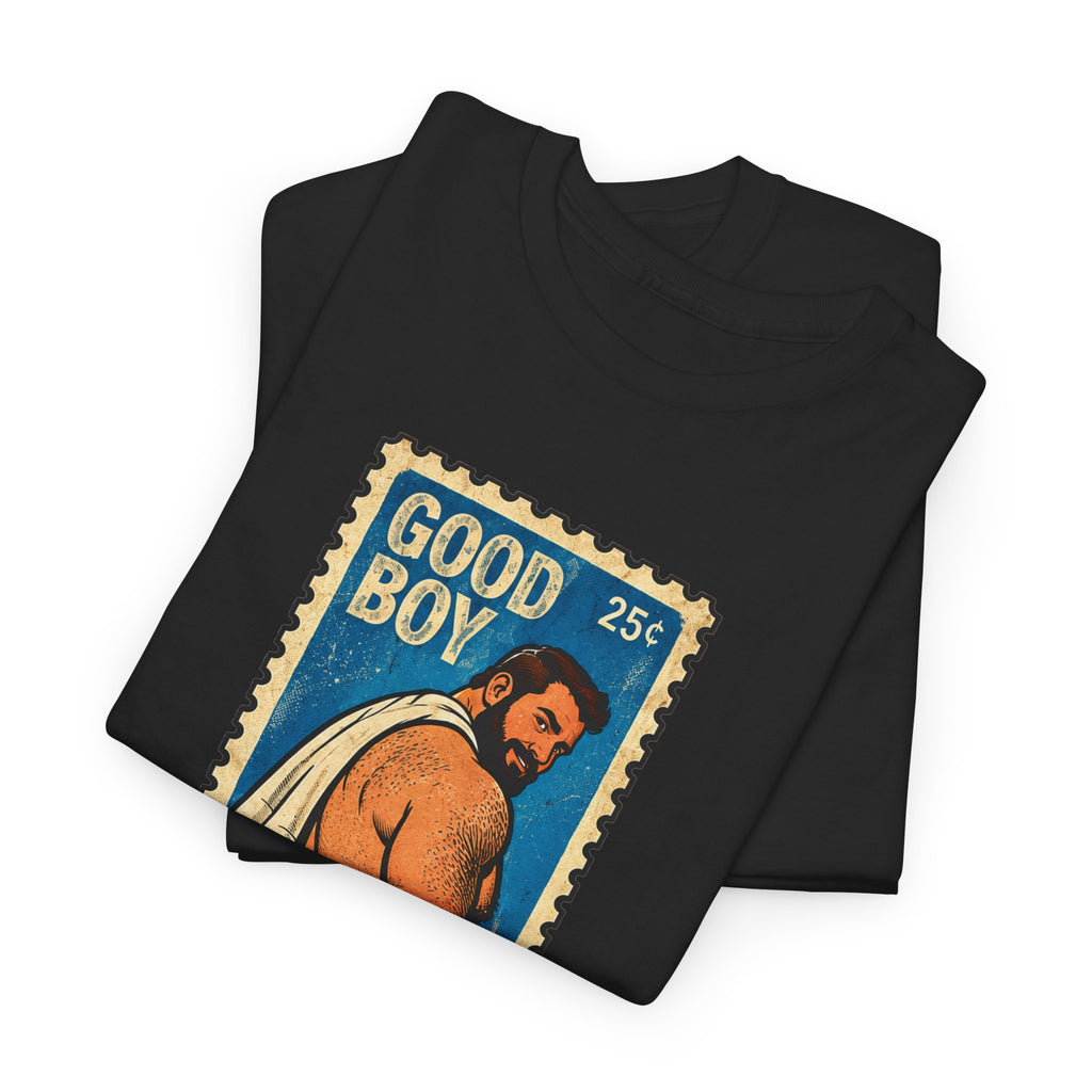 Gay Bear Shirt – Vintage Bear Pride Pin-Up T-Shirt, Retro Postage Stamp Art, LGBTQ Bear Culture Tee, Fur Ever