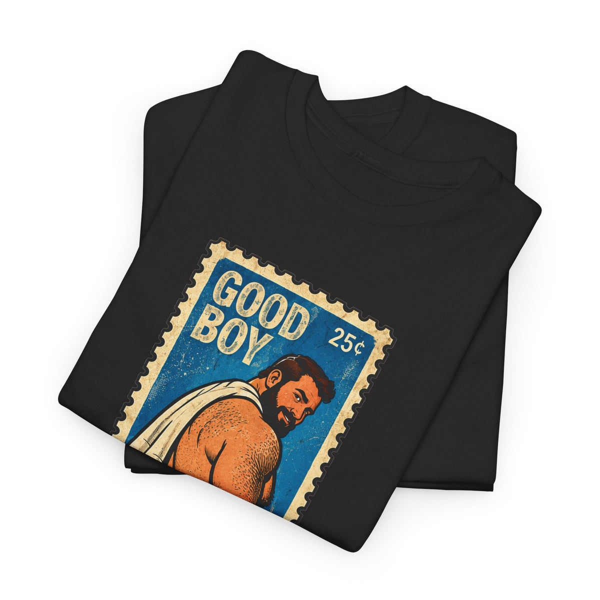 Gay Bear Shirt – Vintage Bear Pride Pin-Up T-Shirt, Retro Postage Stamp Art, LGBTQ Bear Culture Tee, Fur Ever