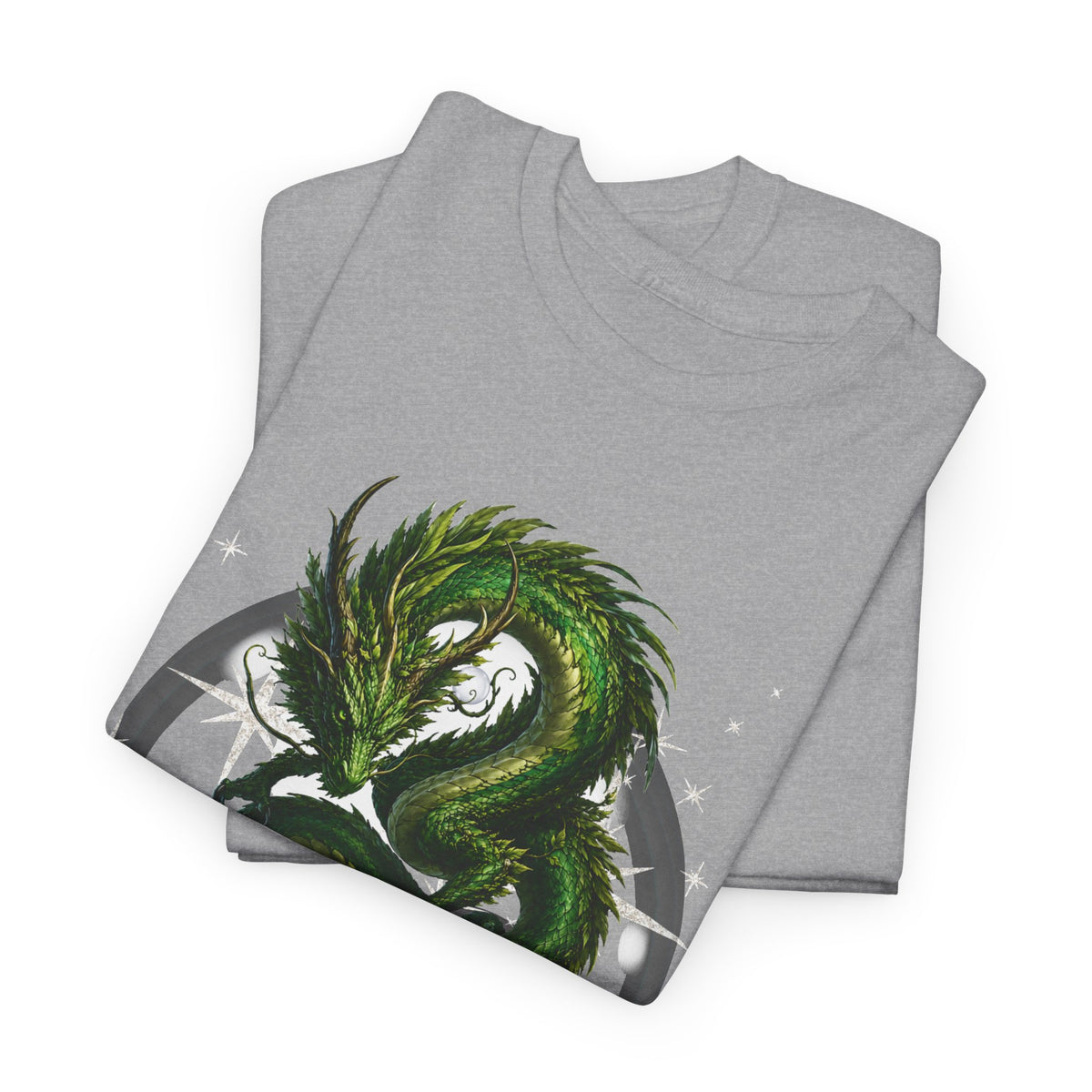 T-Shirt — "The Forest Keeps Receipts" Green Dragon Nature Graphic Tee