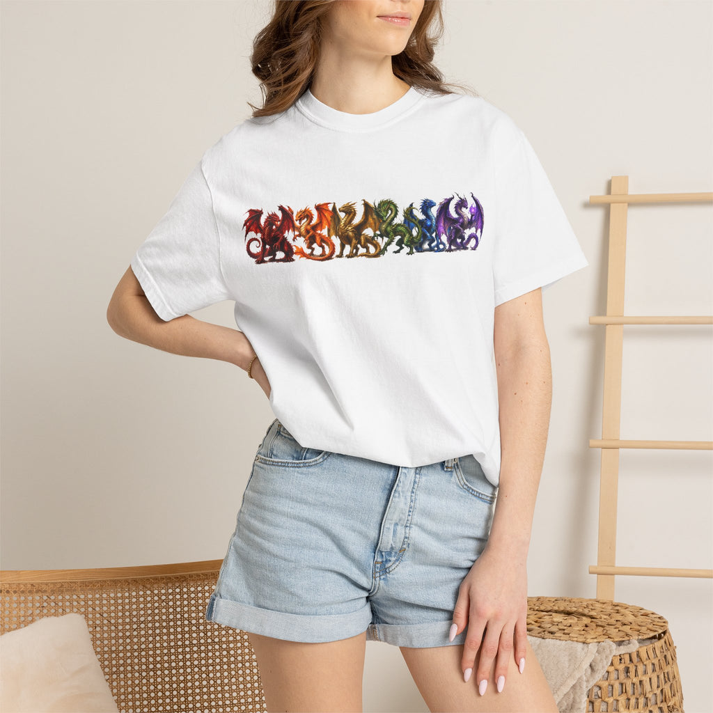 Rainbow Dragon Lineup T-Shirt