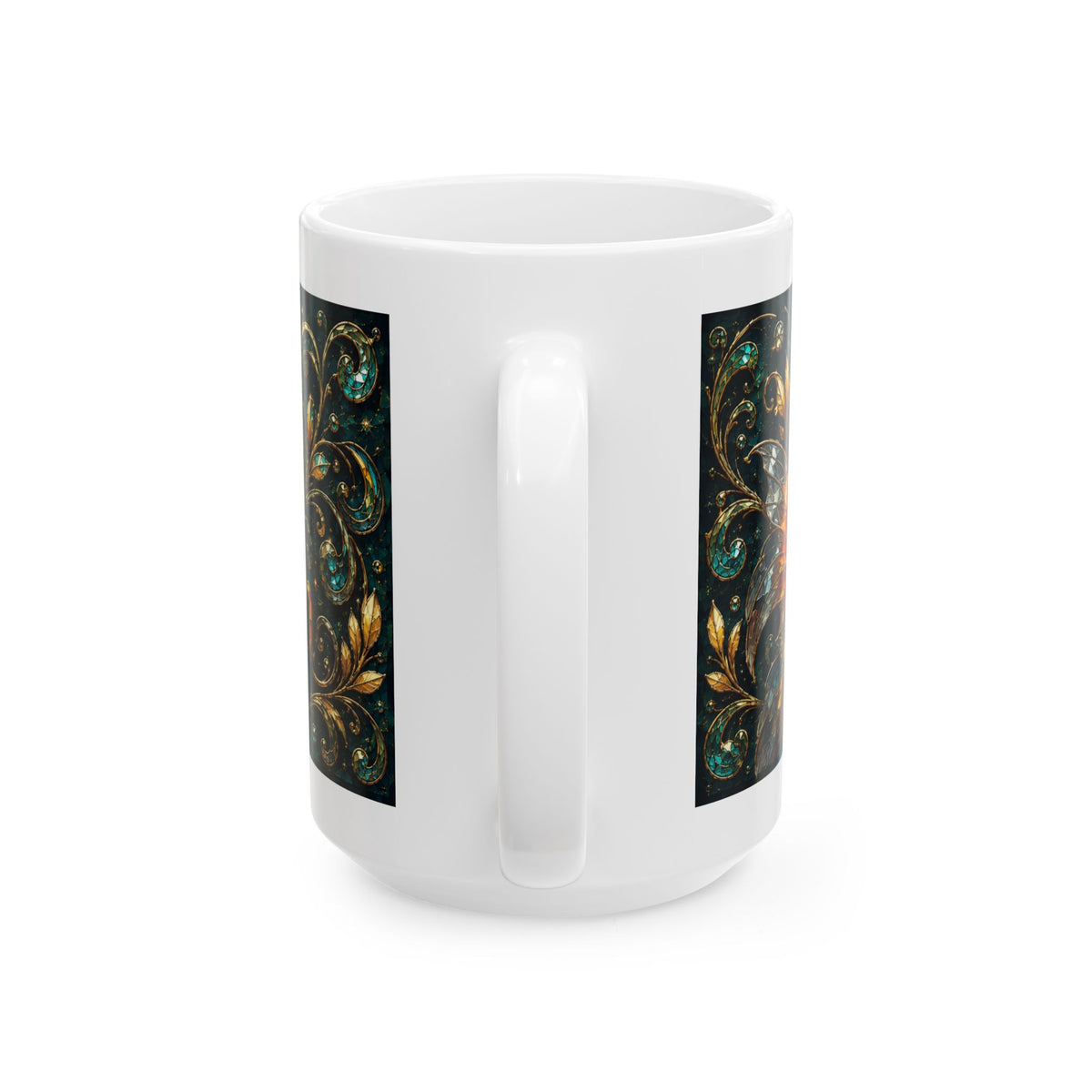 Goldfish Ceramic Mug — "Life Is Better With Goldfish" Artistic Coffee Cup