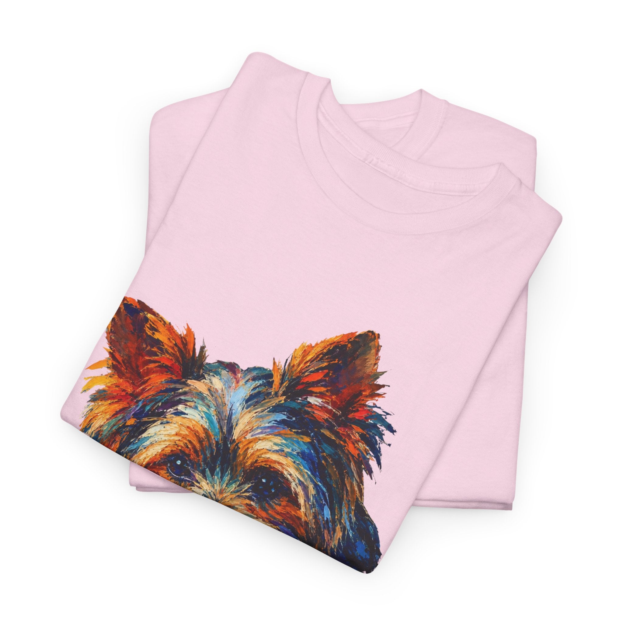 Yorkshire Terrier Portrait T-Shirt — Colorful Cute Yorkie Tee for Dog Lovers