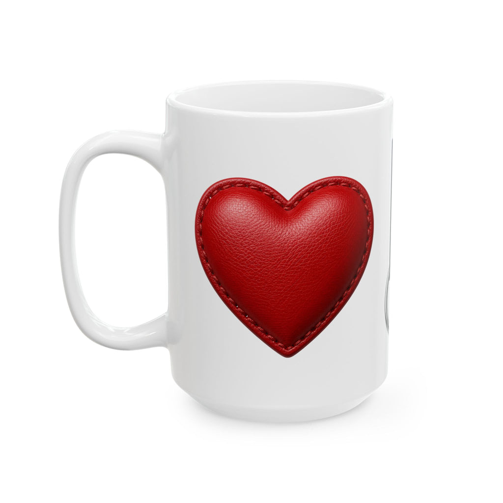 Bondage Heart Collar Mug – Kink Love Ceramic Coffee Cup (11oz/15oz)