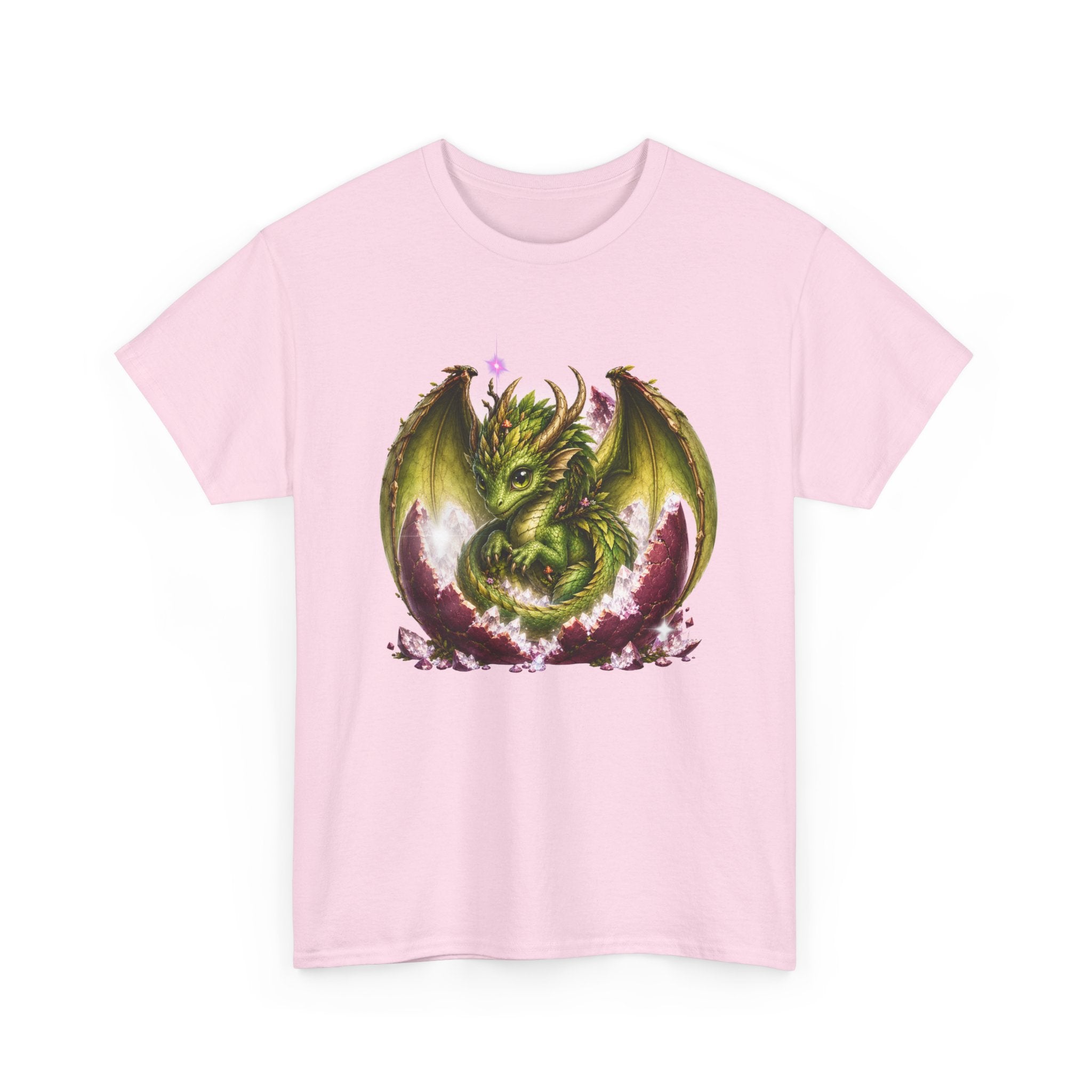 Dragon Hatchling Tee — Cute Green Baby Dragon Graphic T-Shirt