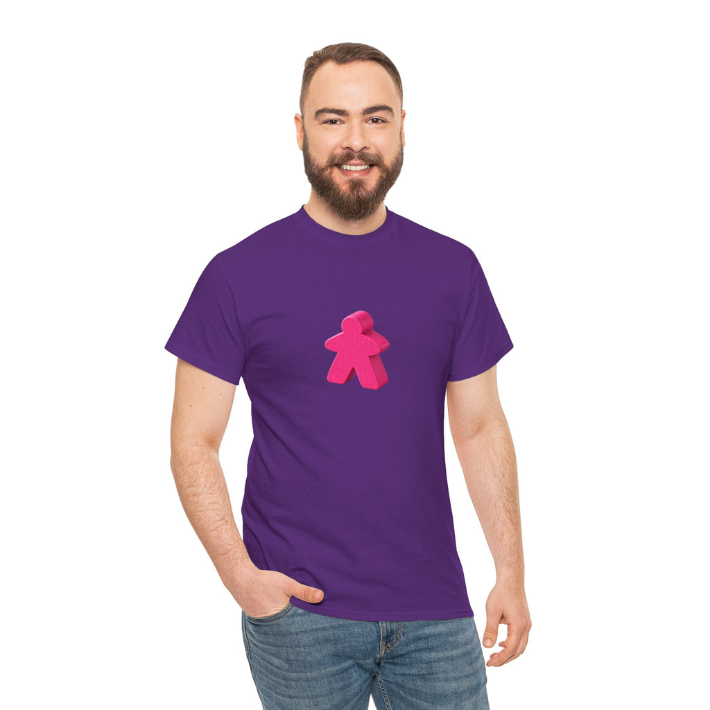 Pink Meeple Minimalist T‑Shirt