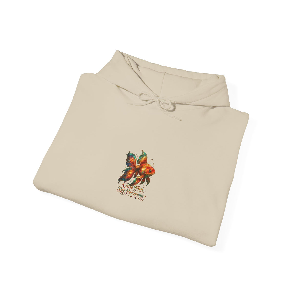 Floral Koi Hoodie — Tranquil Japanese Fish Garden Sweatshirt
