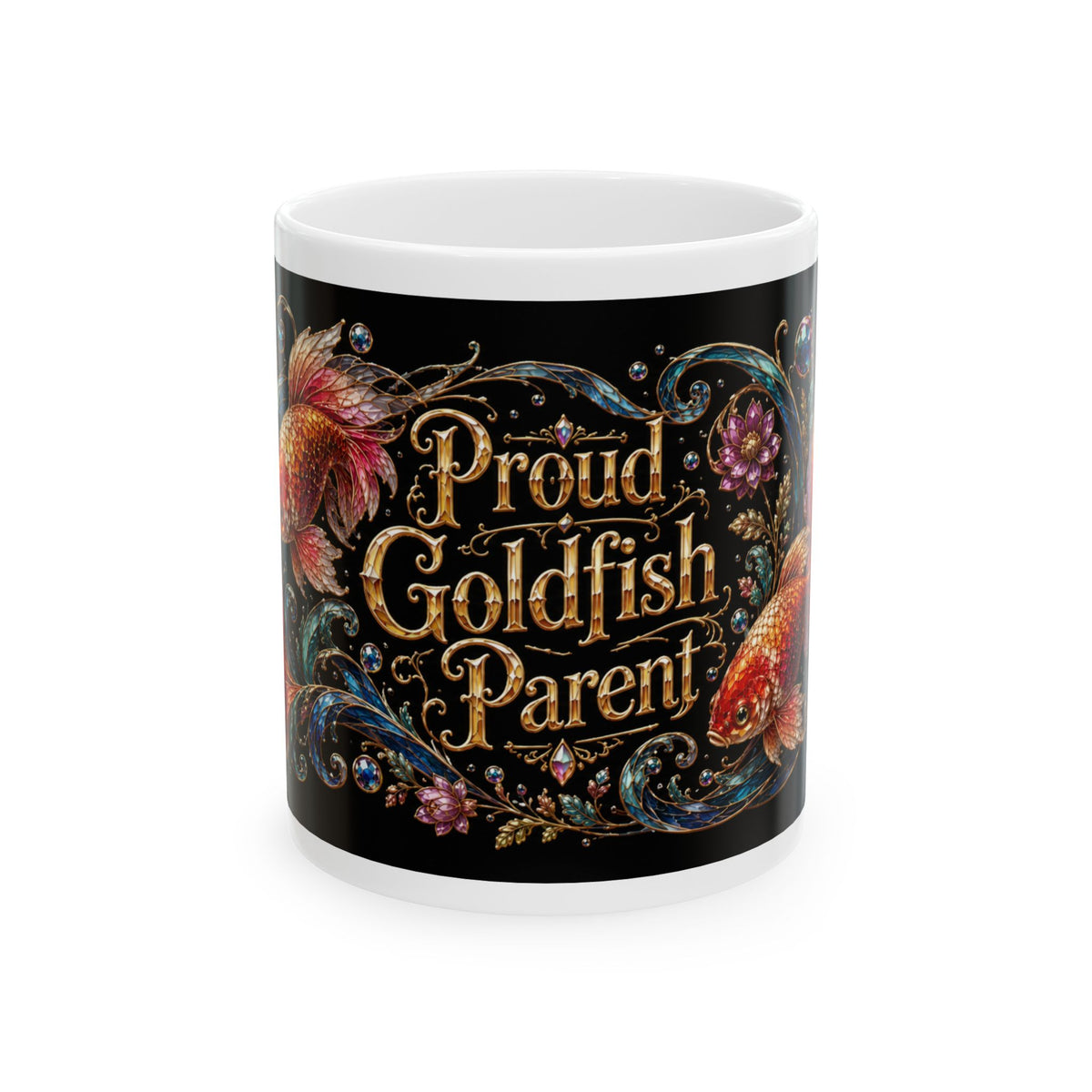 Proud Goldfish Parent Ceramic Mug (11oz & 15oz)