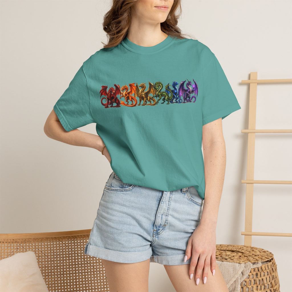 Rainbow Dragon Lineup T-Shirt