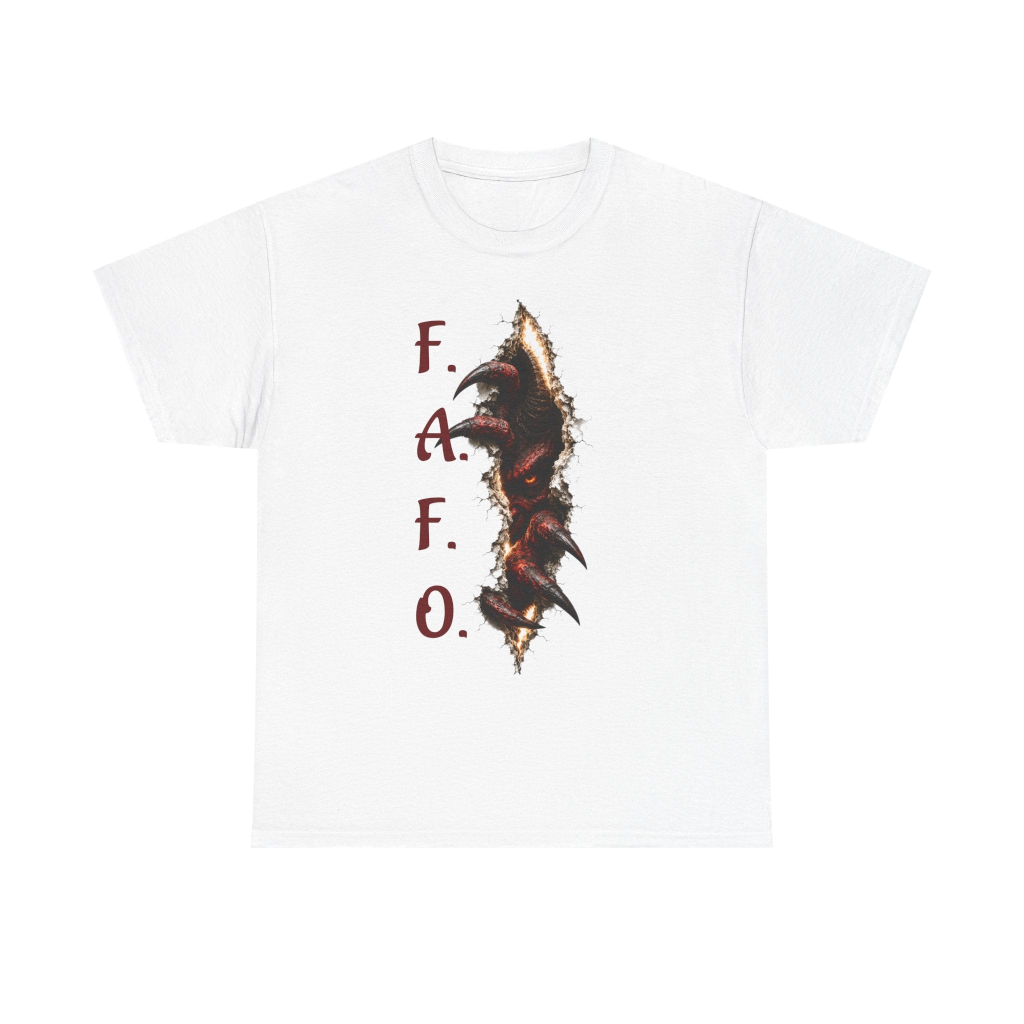 F.A.F.O. Demon inside Graphic Tee — Gothic Horror Vampire T-Shirt.