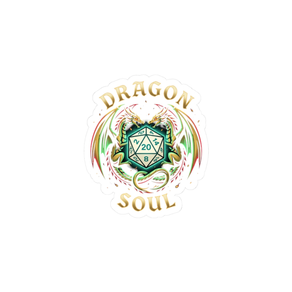Dragon Soul Sticker | fantasy art, mythical creature, tattoo style
