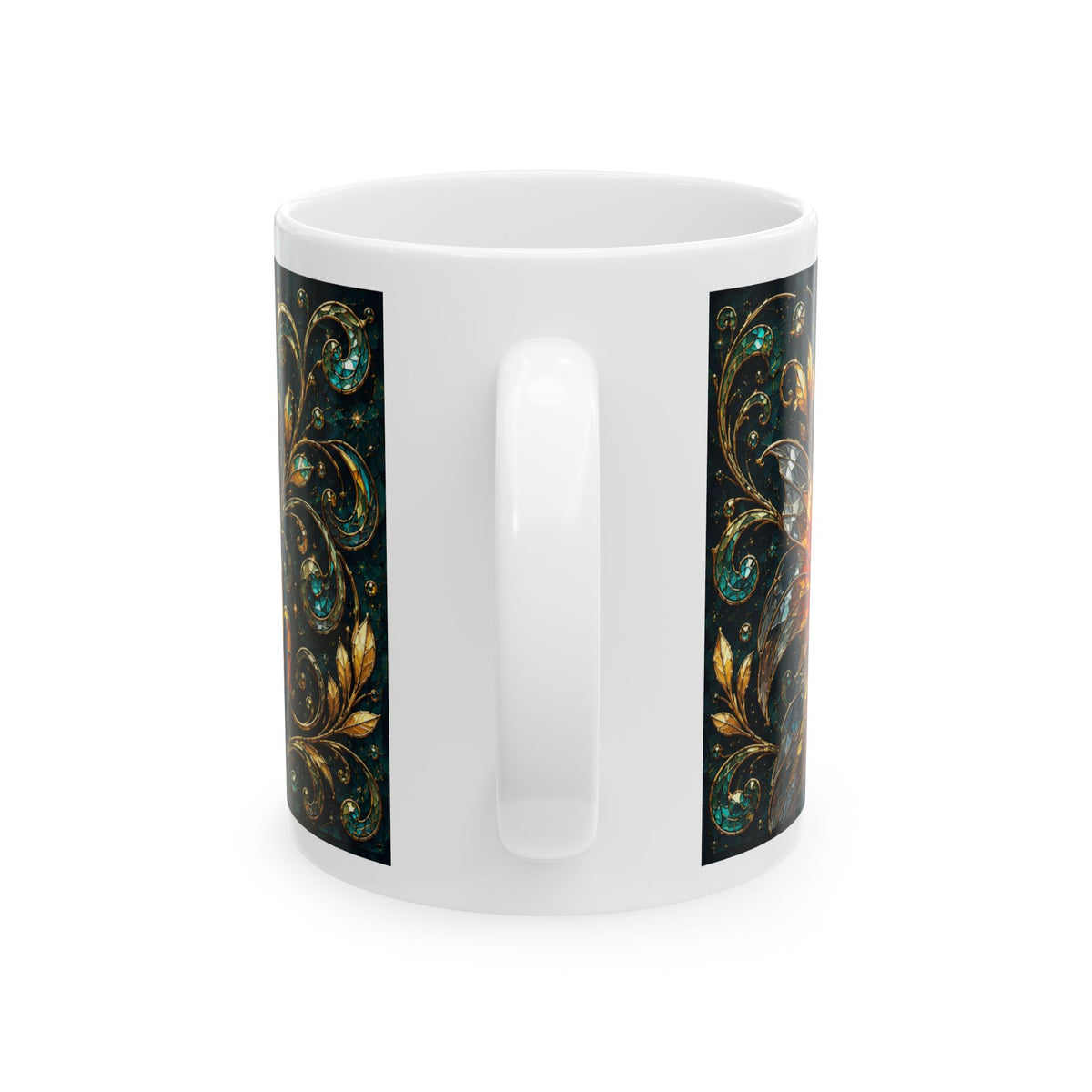 Goldfish Ceramic Mug — "Life Is Better With Goldfish" Artistic Coffee Cup
