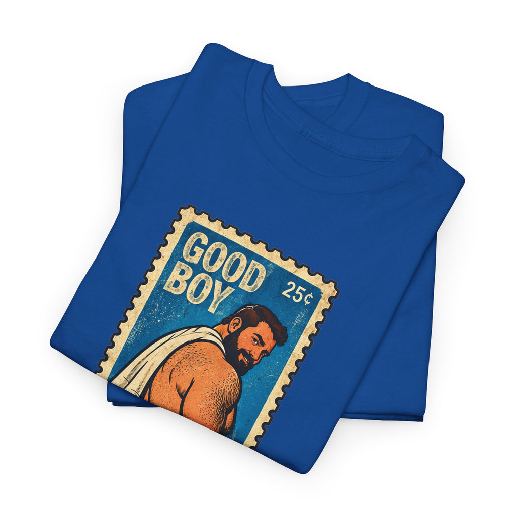 Gay Bear Shirt – Vintage Bear Pride Pin-Up T-Shirt, Retro Postage Stamp Art, LGBTQ Bear Culture Tee, Fur Ever