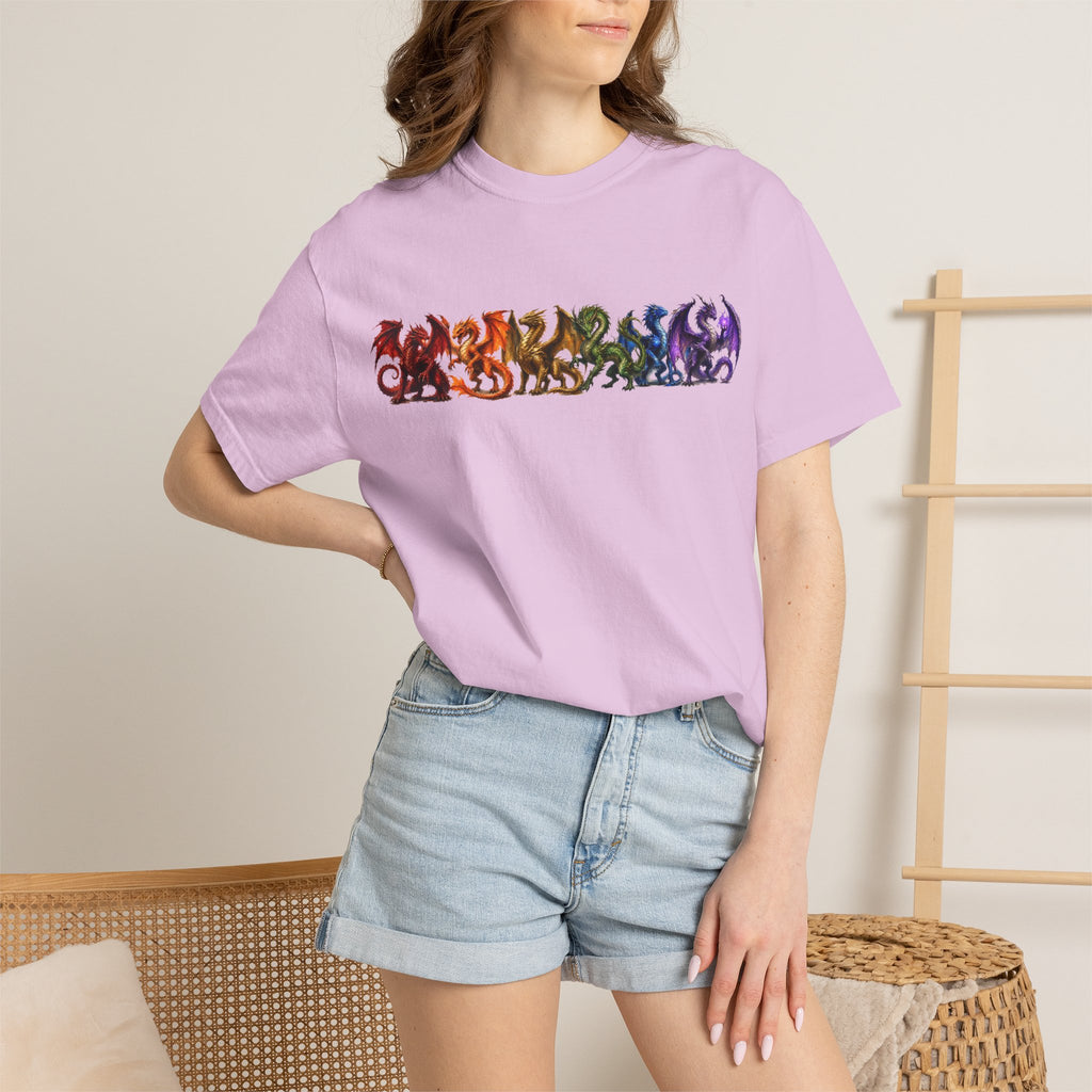 Rainbow Dragon Lineup T-Shirt