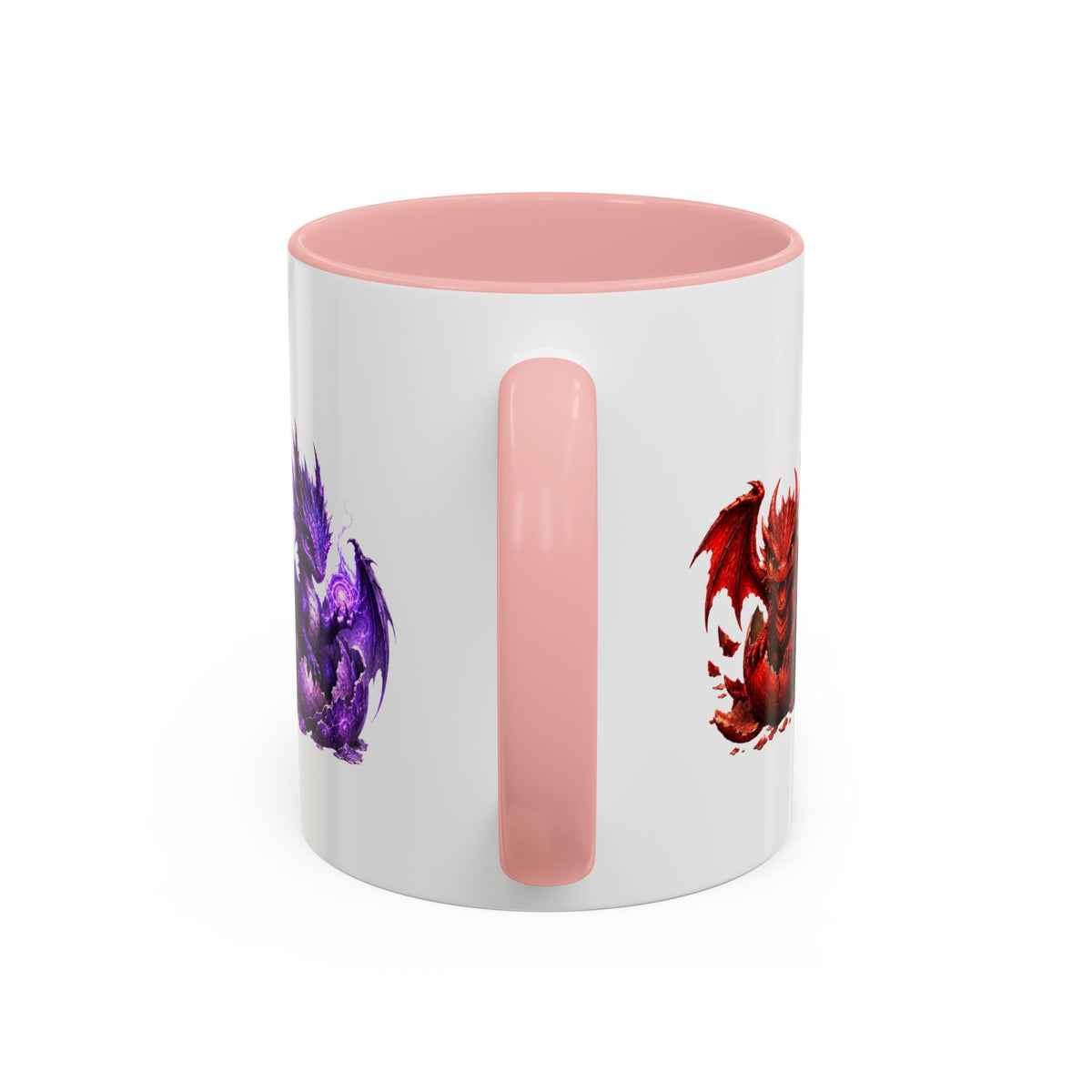 Dragon Element Accent Coffee Mug — Colorful Baby Dragon Lineup (11/15oz)