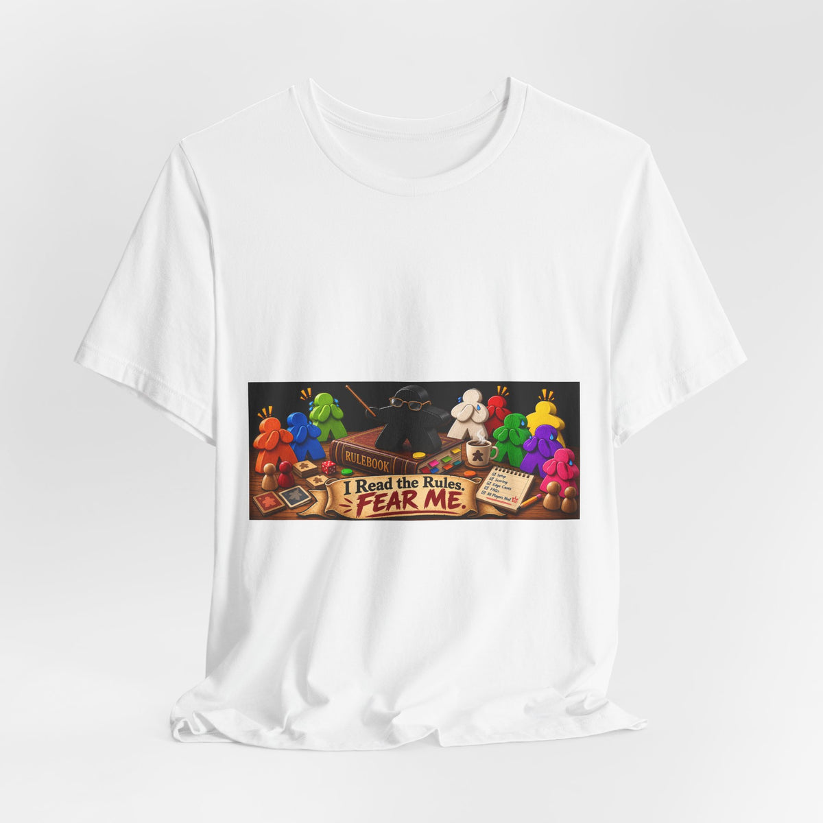 Board Game Meeples Graphic Tee — "I Used to Be Fun, Now I Fear Me"