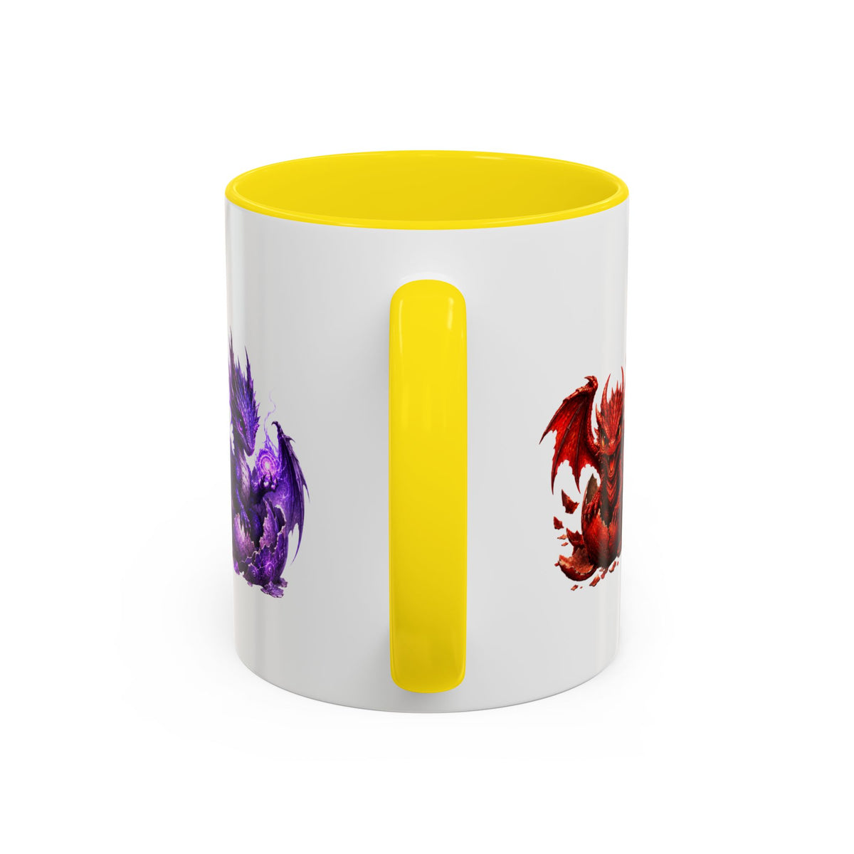 Dragon Element Accent Coffee Mug — Colorful Baby Dragon Lineup (11/15oz)
