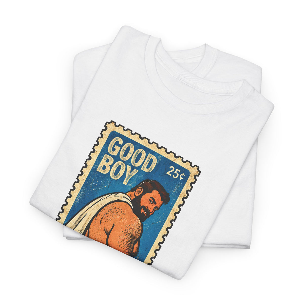 Gay Bear Shirt – Vintage Bear Pride Pin-Up T-Shirt, Retro Postage Stamp Art, LGBTQ Bear Culture Tee, Fur Ever