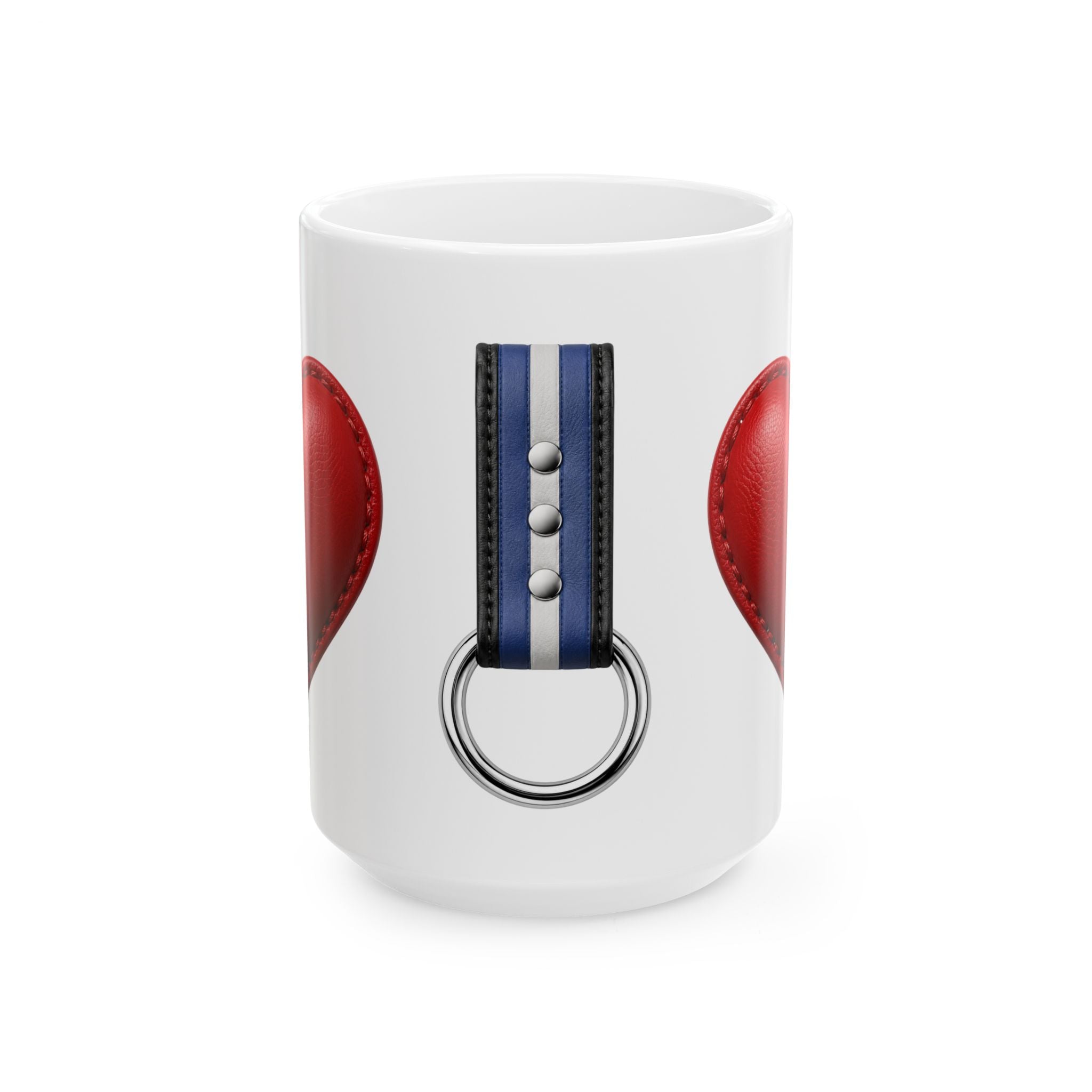 Bondage Heart Collar Mug – Kink Love Ceramic Coffee Cup (11oz/15oz)
