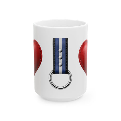 Bondage Heart Collar Mug – Kink Love Ceramic Coffee Cup (11oz/15oz)