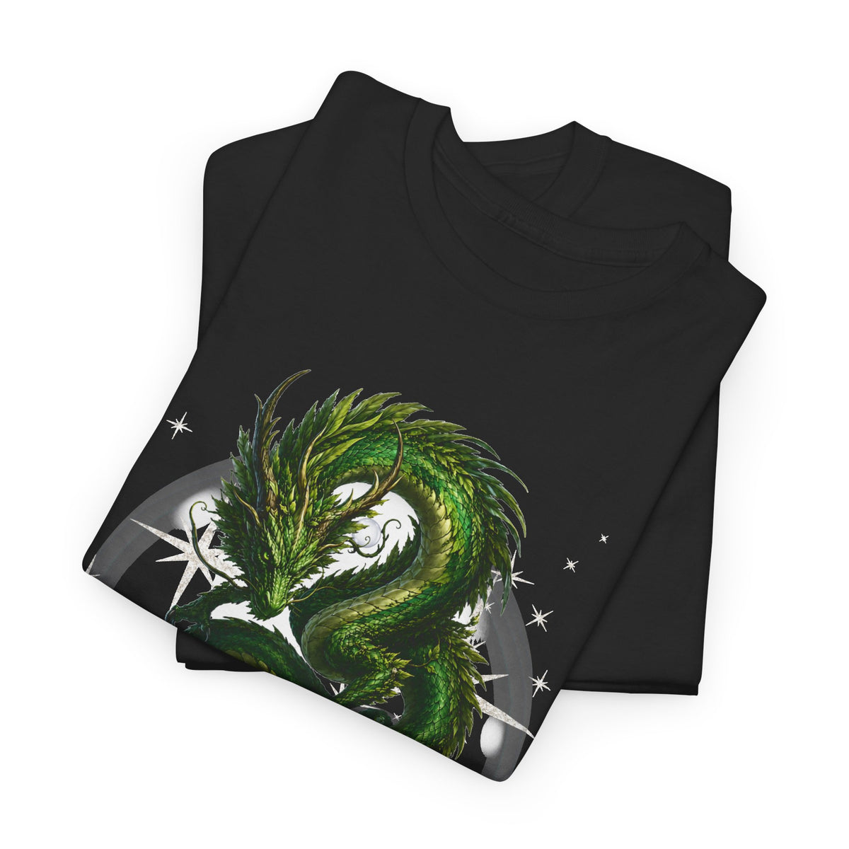 T-Shirt — "The Forest Keeps Receipts" Green Dragon Nature Graphic Tee