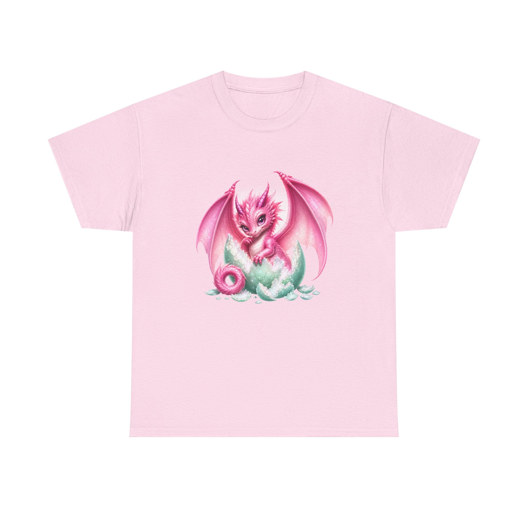 Pink Baby Dragon T-Shirt — Cute Fantasy Dragon Graphic Tee