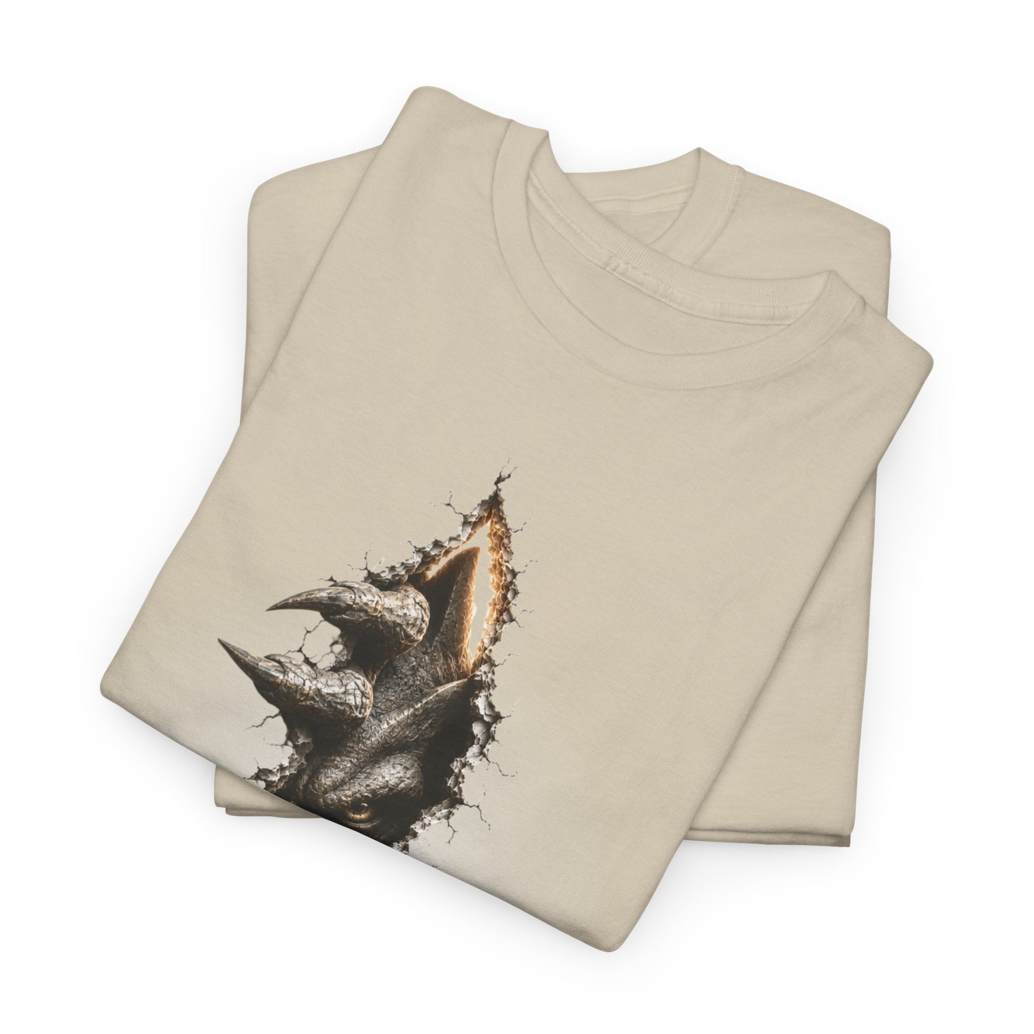 Wolf Pack Portrait Tee — Vertical Realistic Wolf Design. Beast inside breaking out.