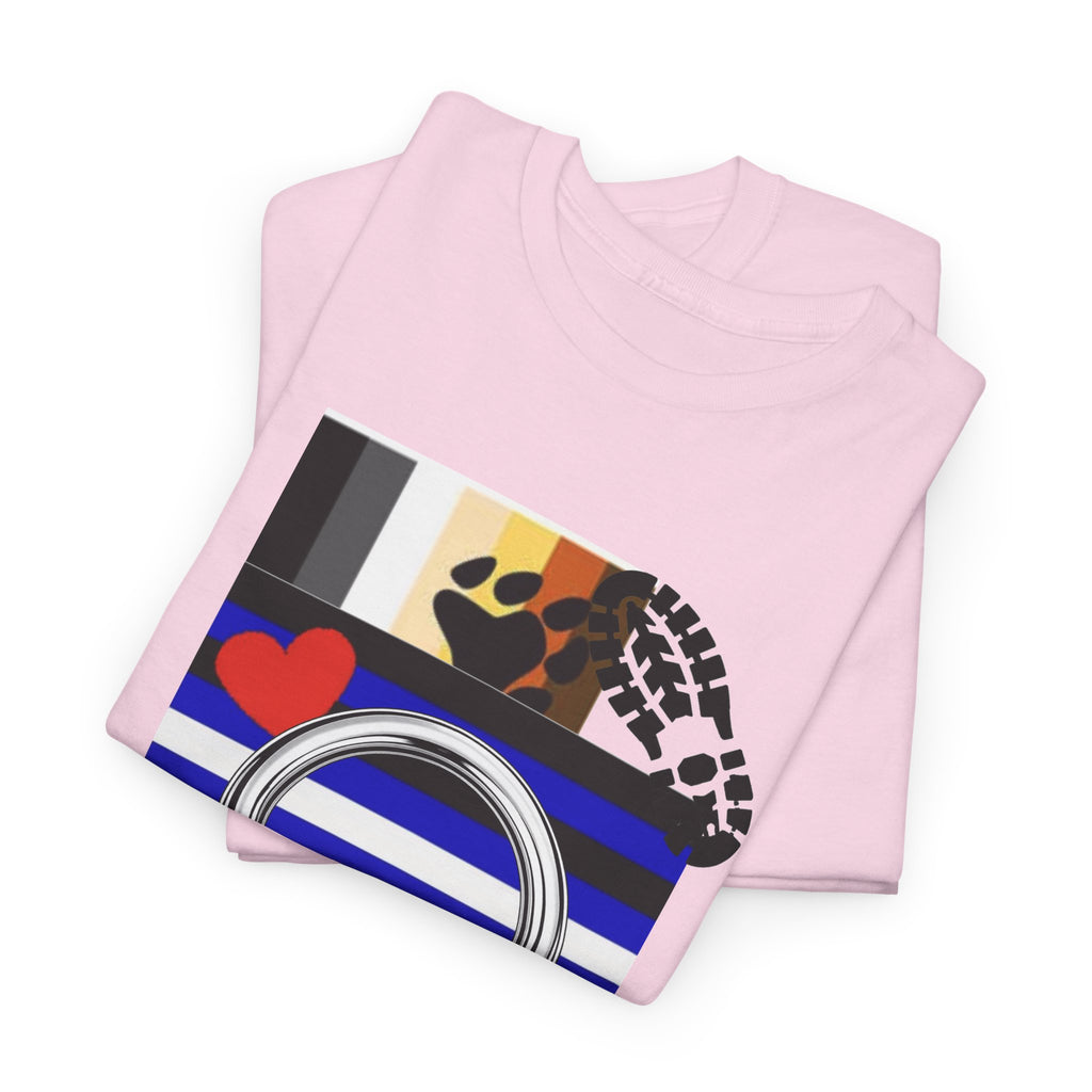 Awareness Ribbon & Pride Flag Graphic Tee