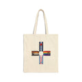 Canvas Tote Bag — Colorful Cross Collage Tote