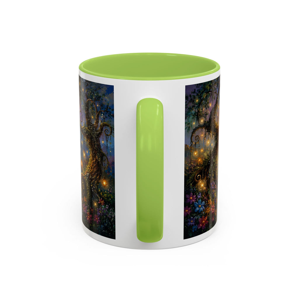Fantasy Fairyland Coffee Mug — Rainbow Castle Magical Woodland Tea Cup