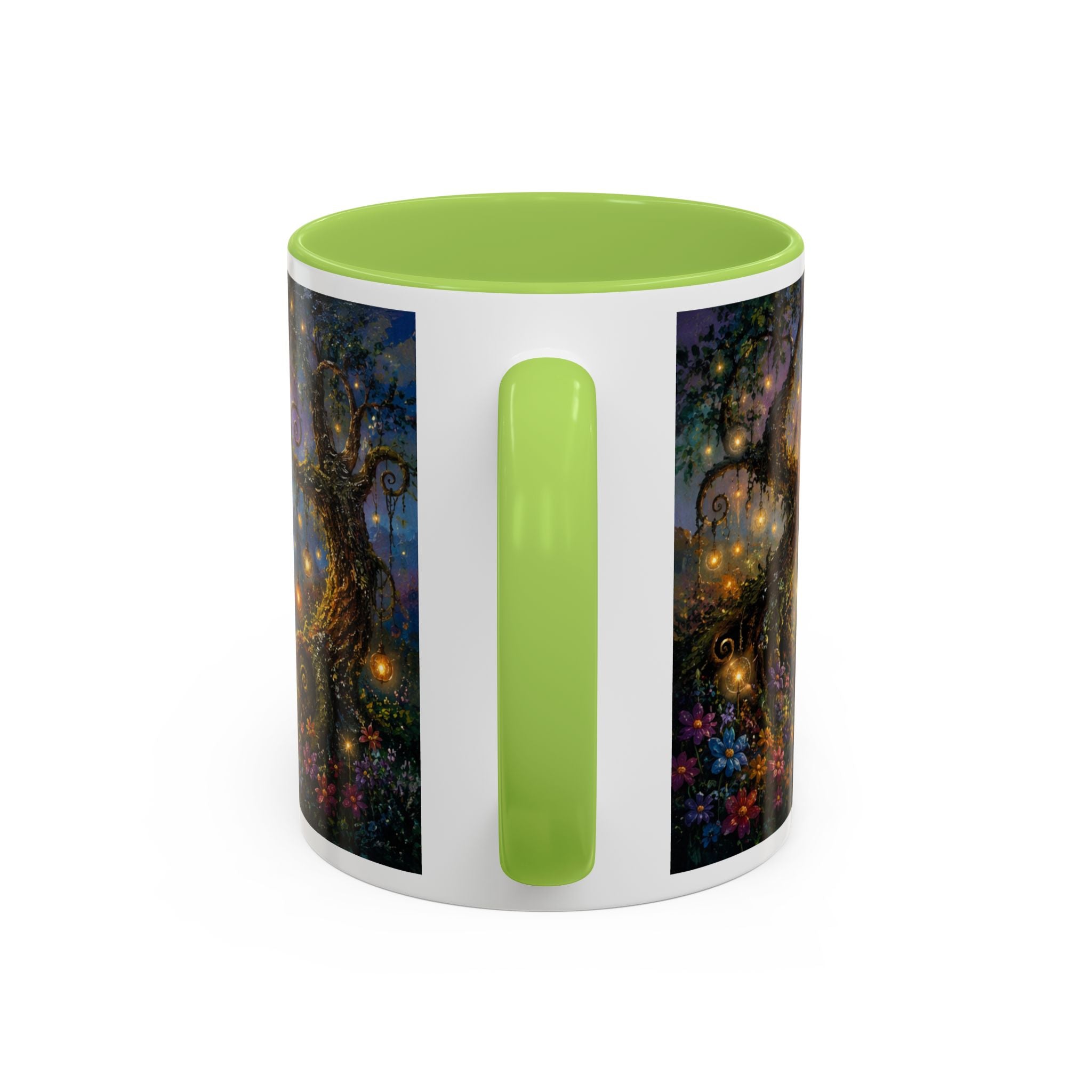 Fantasy Fairyland Coffee Mug — Rainbow Castle Magical Woodland Tea Cup