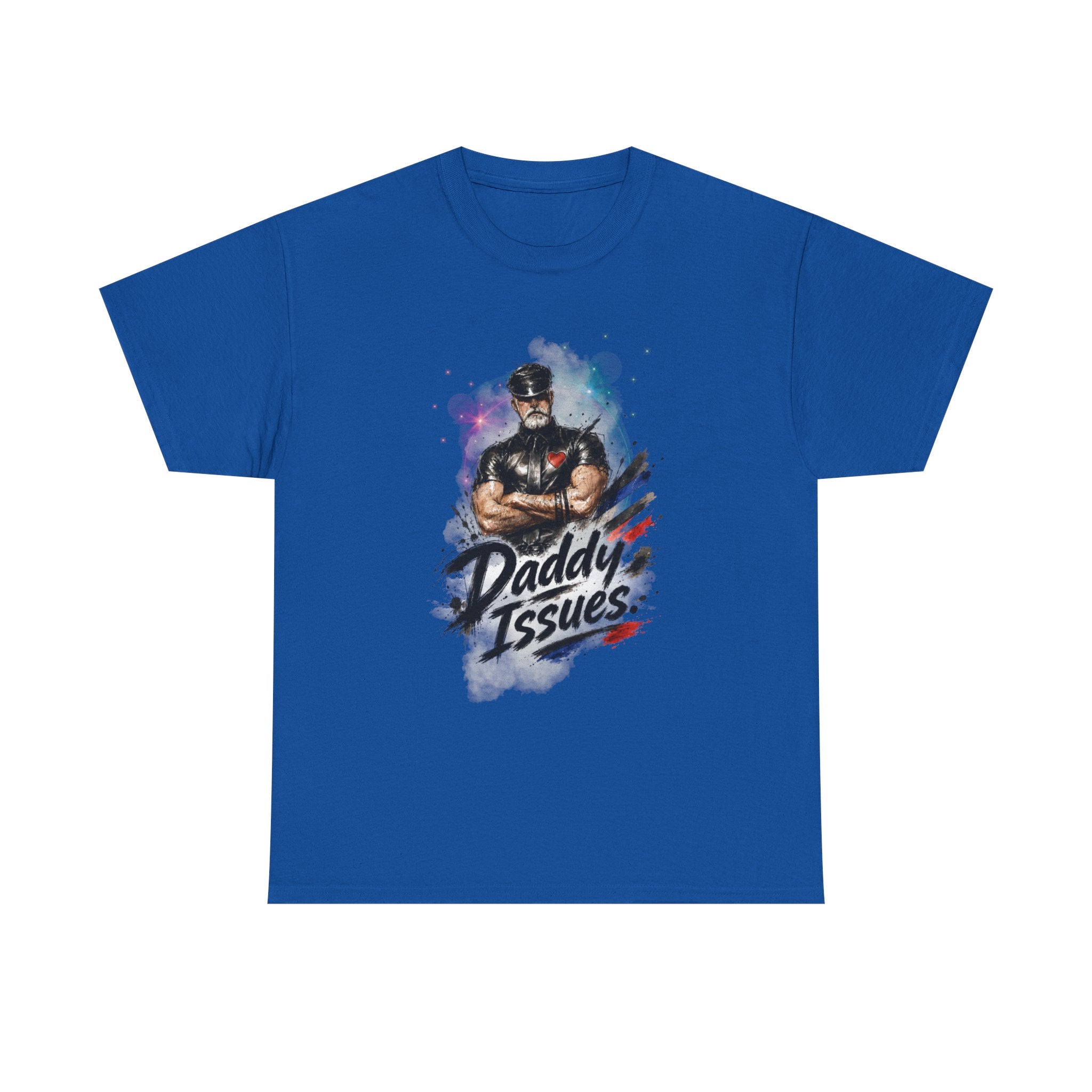 Daddy Issues Graphic Tee — Funny Dad Muscle Man T-Shirt, Father’s Day Gift. Leathermen.