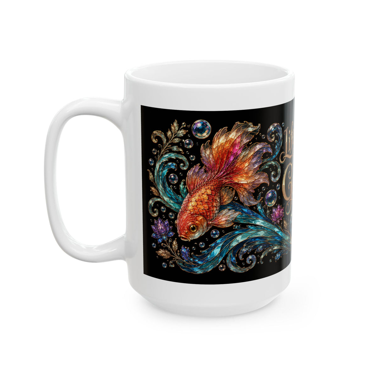 Goldfish Lover Coffee Mug — “Life Is Better With Goldfish” Ceramic Mug (11oz & 15oz)