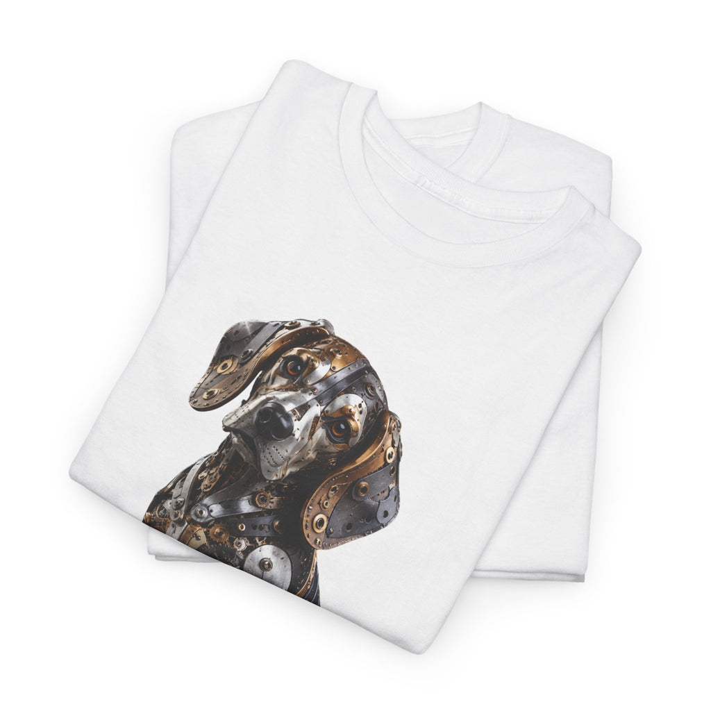Beagle Tee – Cute Sitting Puppy Graphic T-Shirt. Beagle Puppy sitting on a trophy stand.